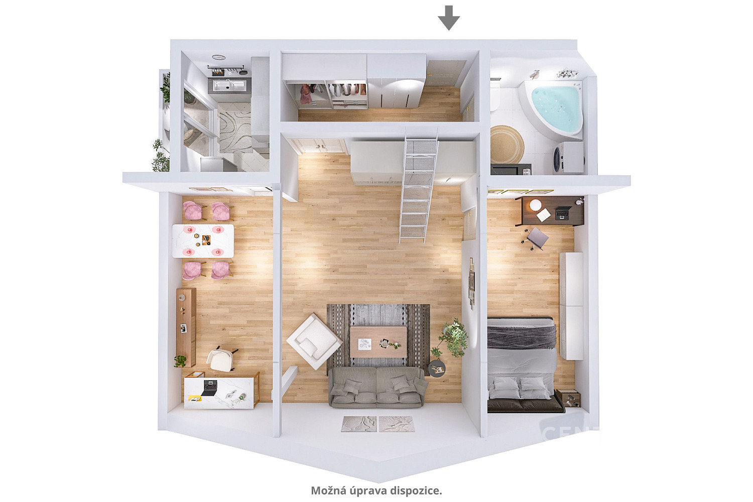 Prodej bytu 2+1 87 m² – fotografie 3