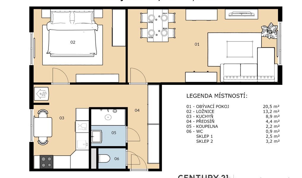 Prodej bytu 2+1 56 m², Nymburk – náhled fotky 13