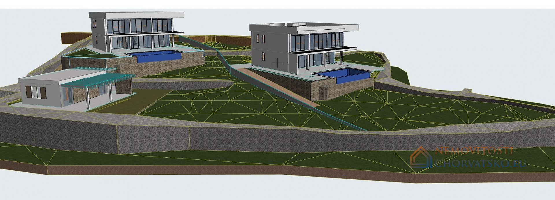 Prodej stavebního pozemku 1 186 m² – pohled 4