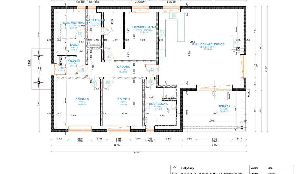 Prodej domu 126 m² s pozemkem 877 m², Rokycany – náhled fotky 3