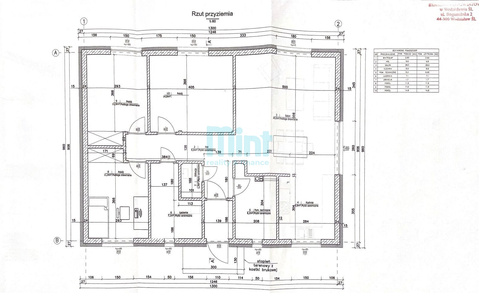 Prodej pozemku 690 m² se základovou deskou 115 m² a zahradou 575 m² , ulice Grobla, Olza - Widok 4