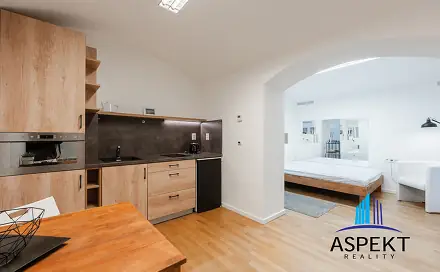 Pronájem bytu 1+kk 32 m², Ondříčkova, Praha 3 - Žižkov