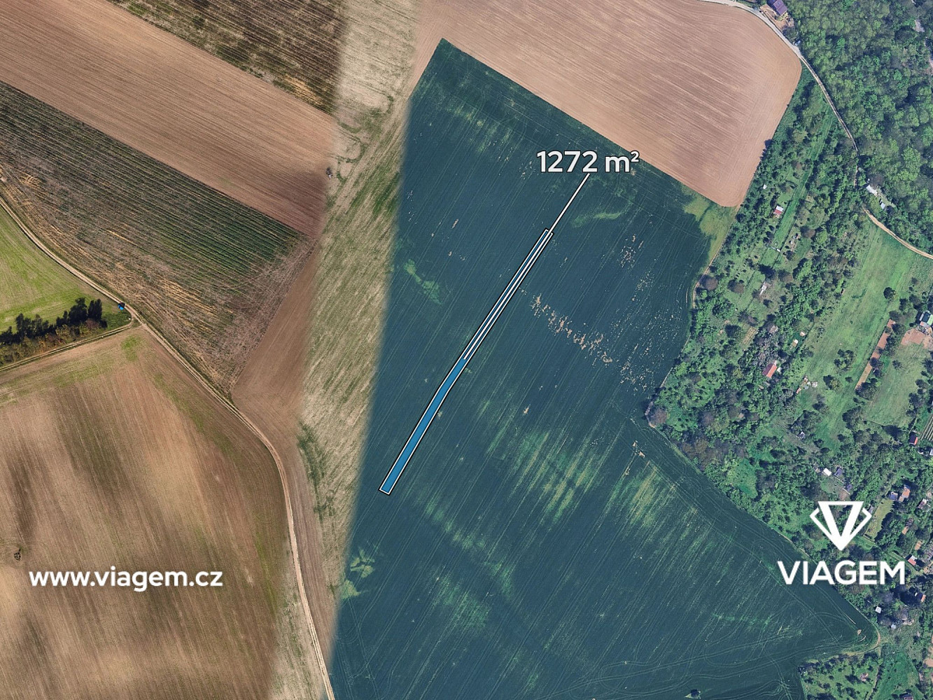 Prodej pole 636 m² – fotografie 2