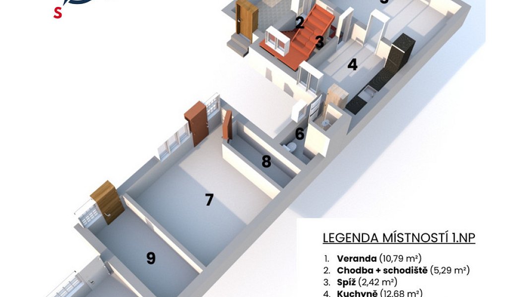 Prodej domu 259 m² s pozemkem 707 m², Kroměříž – náhled fotky 8