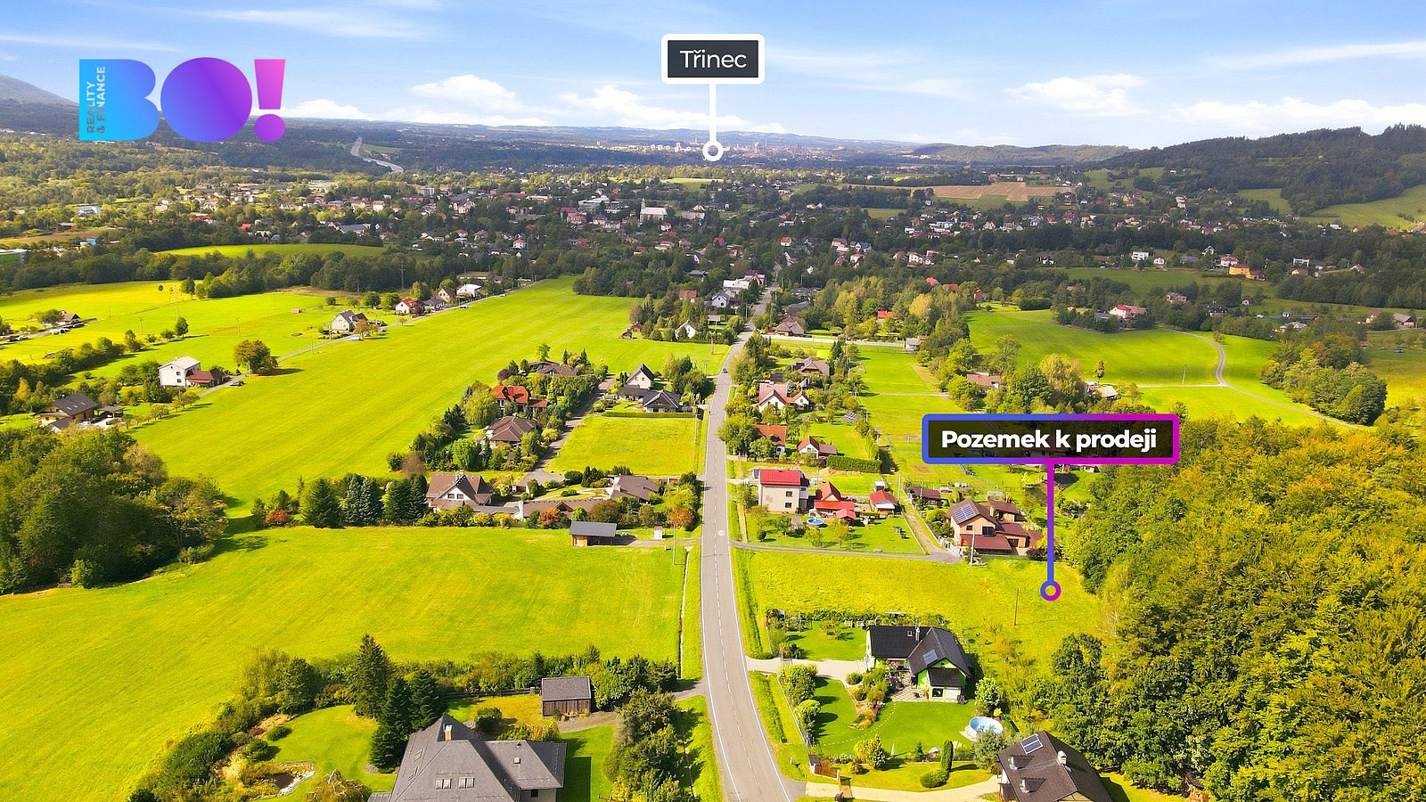 Prodej stavebního pozemku 2 425 m² – fotografie 4