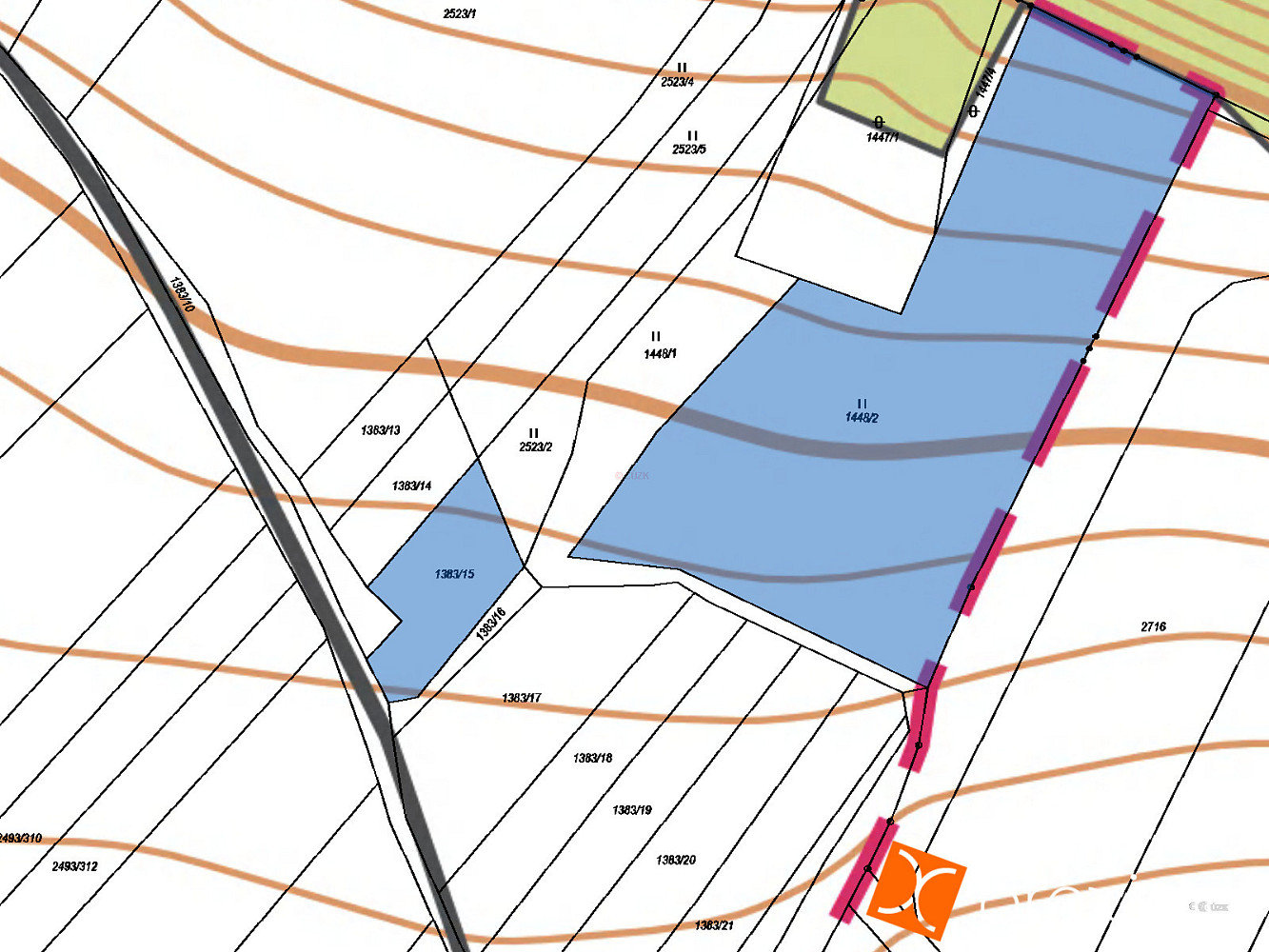 Prodej pole 767 m² – fotografie 3