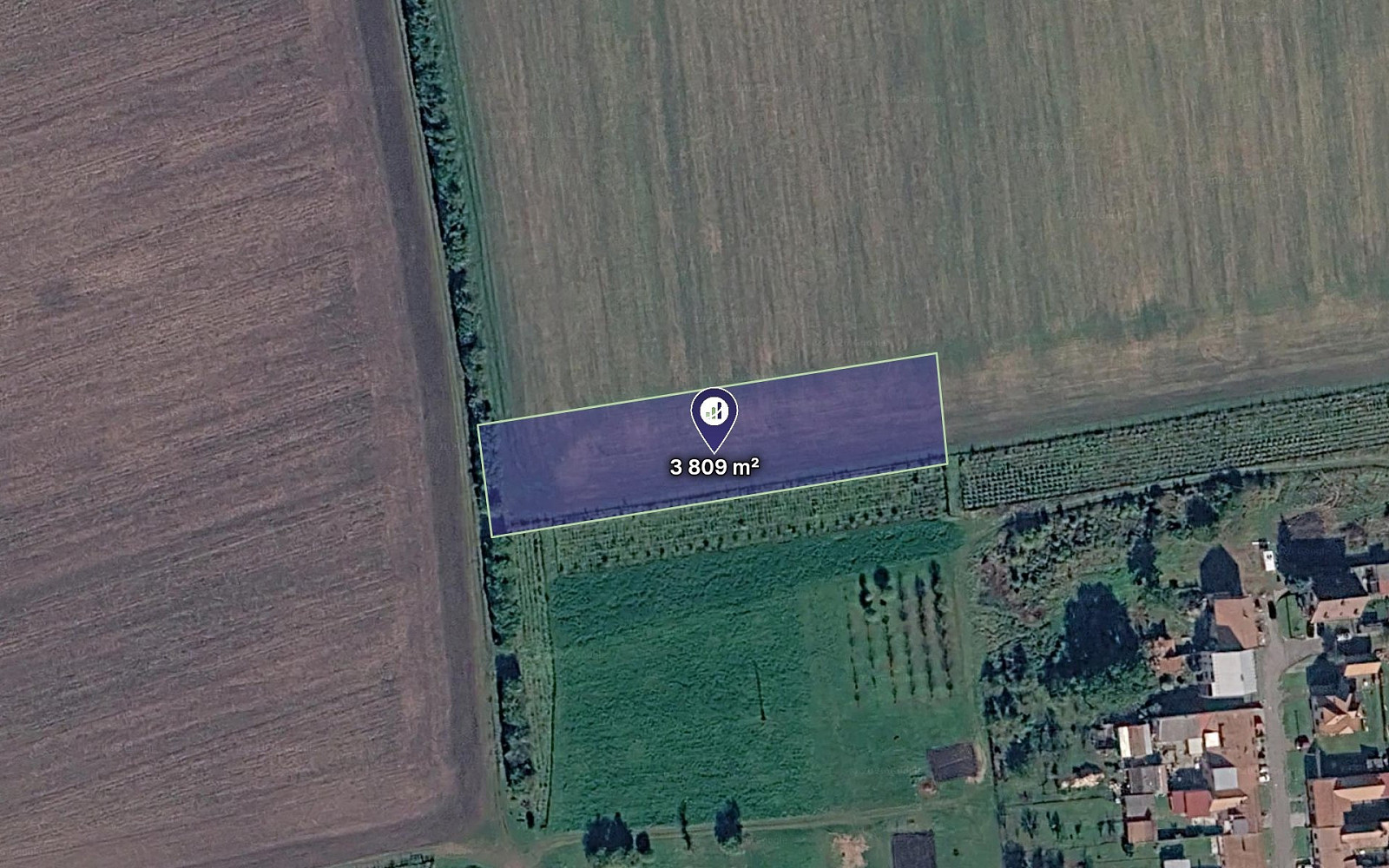 Prodej pole 3 809 m² rezervováno