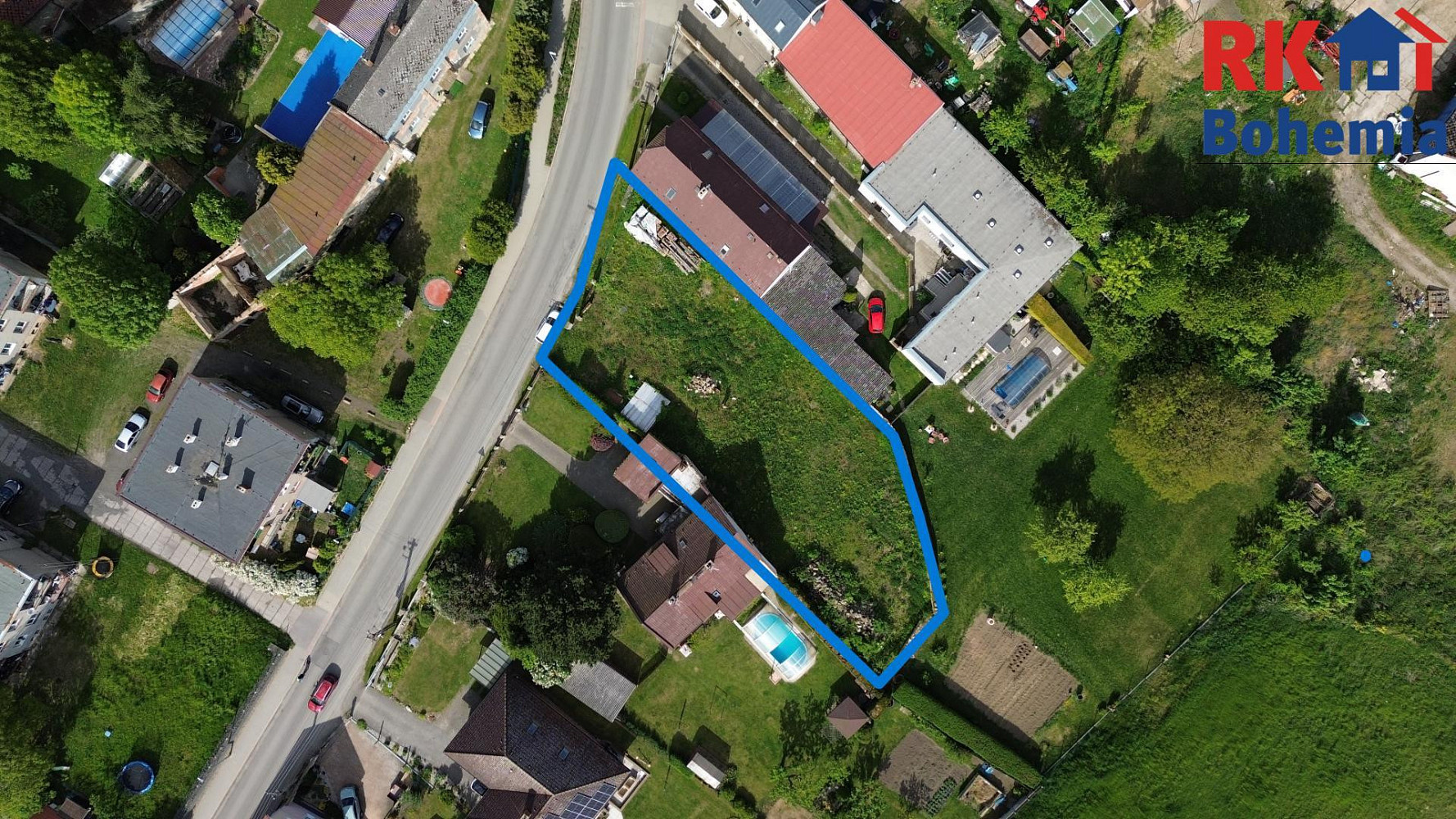 Prodej stavebního pozemku 1 022 m² – fotografie 3