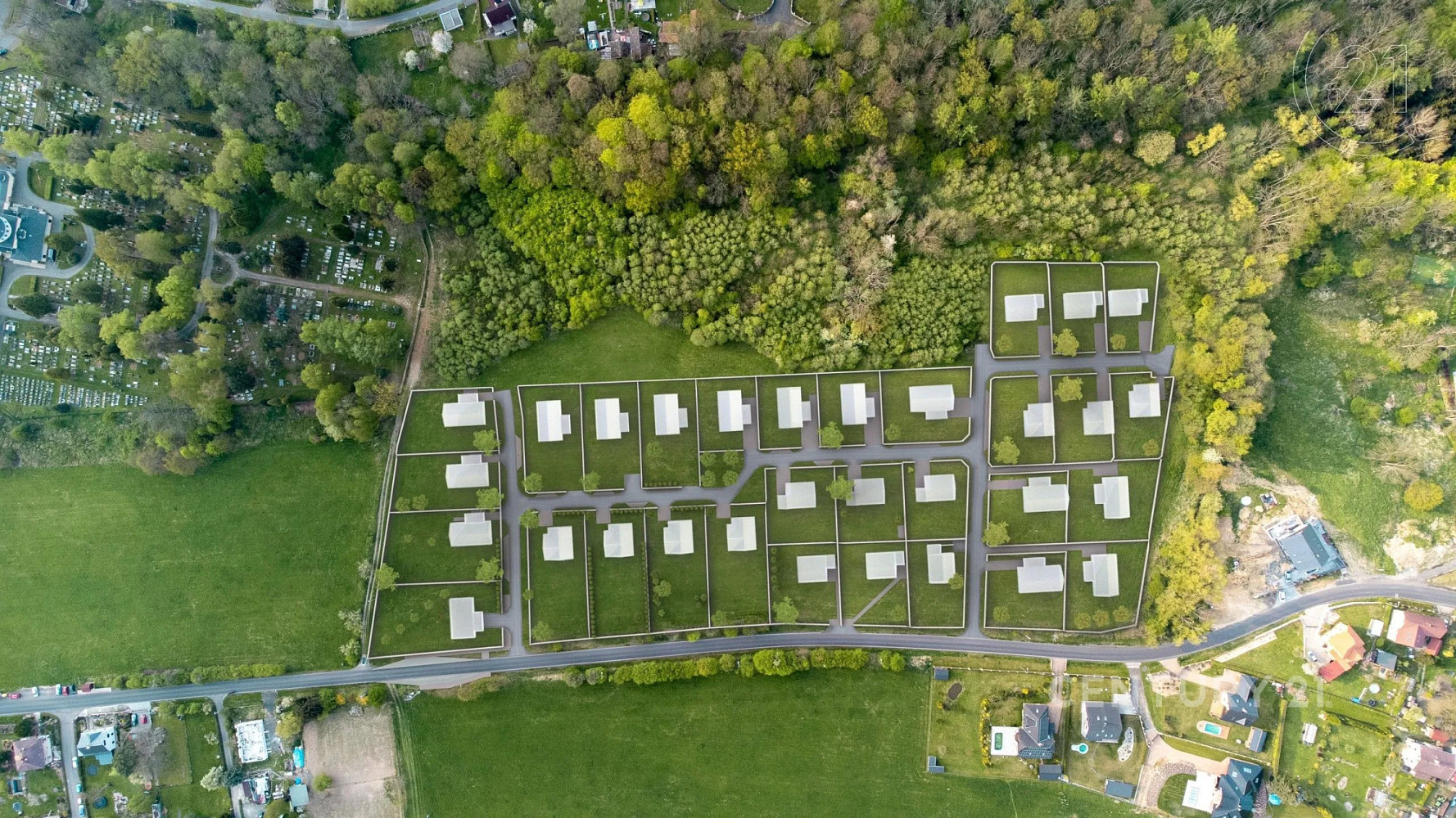 Prodej stavebního pozemku 1 070 m² – fotografie 2
