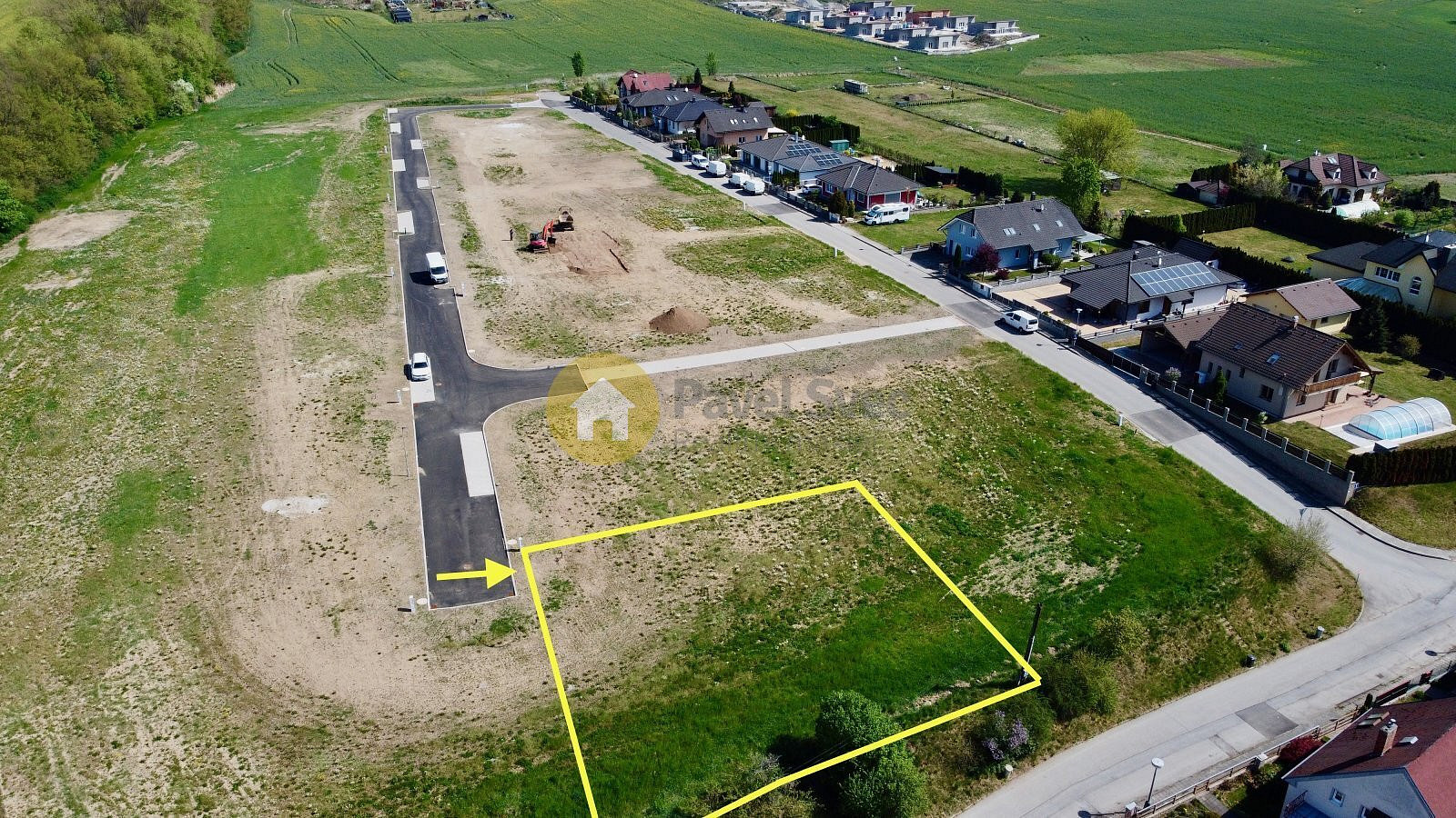 Prodej stavebního pozemku 874 m² – fotografie 3