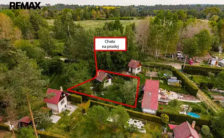 Prodej chaty/chalupy 28 m² s pozemkem 328 m², Dražice, okres Tábor