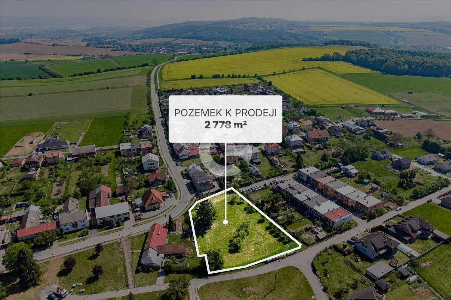 Prodej stavebního pozemku 2 778 m²