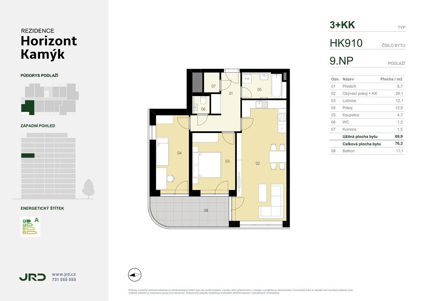Prodej bytu 3+kk 76 m² — photo 2