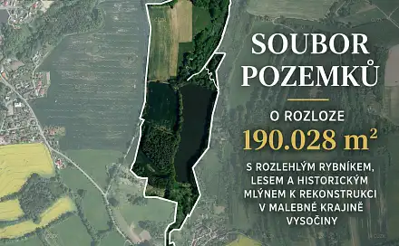 Prodej vodní plochy 190 028 m², Čejov - Hadina, okres Pelhřimov