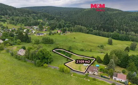 Prodej stavebního pozemku 2 109 m², Rotava, okres Sokolov