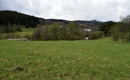 Prodej stavebního pozemku 2 155 m², Lidická, Vyšší Brod, okres Český Krumlov
