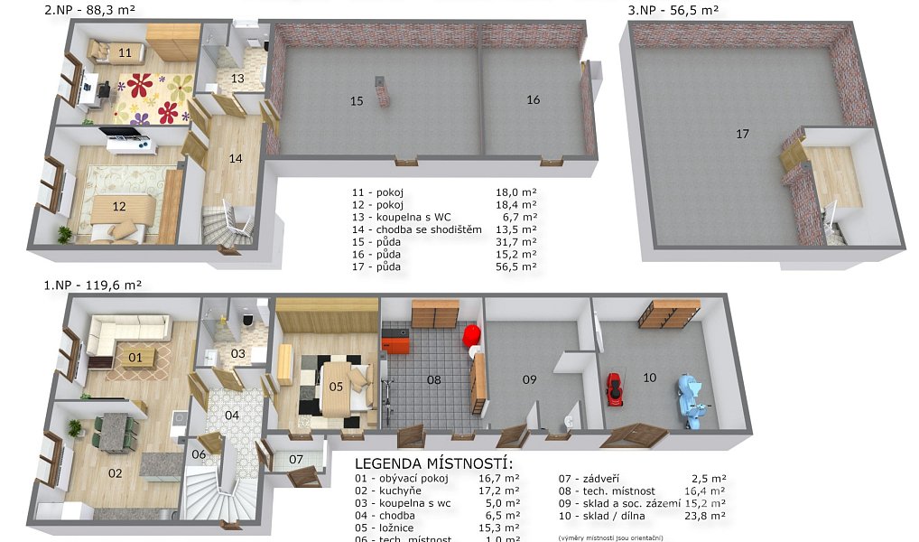 Prodej domu 265 m² s pozemkem 764 m², Sudovo Hlavno – náhled fotky 23