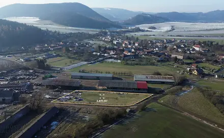 Pronájem komerčního pozemku 2 871 m², Lomnička, okres Brno-venkov