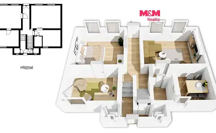 Prodej domu 170 m² s pozemkem 141 m², Svornosti, Úpice, okres Trutnov