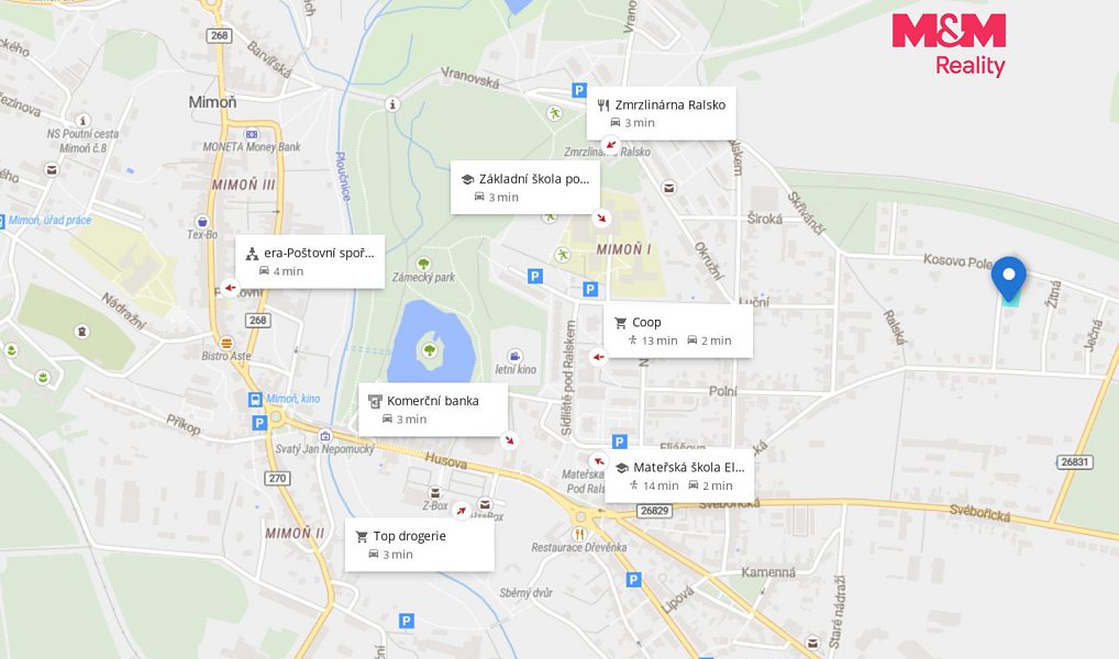 Prodej stavebního pozemku 857 m², Mimoň – náhled fotky 8