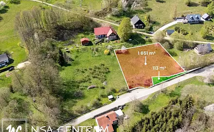 Prodej stavebního pozemku 1 764 m², Víchová nad Jizerou - Víchovská Lhota, okres Semily