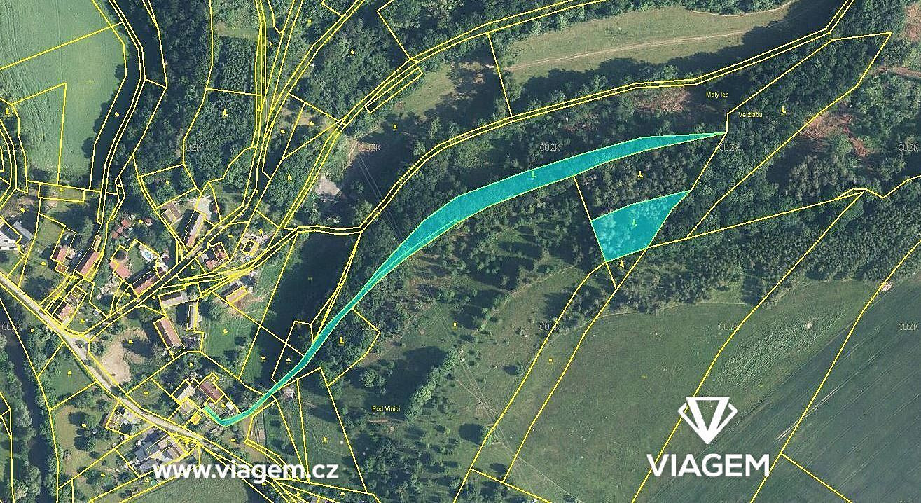 Prodej lesa 2 140 m²