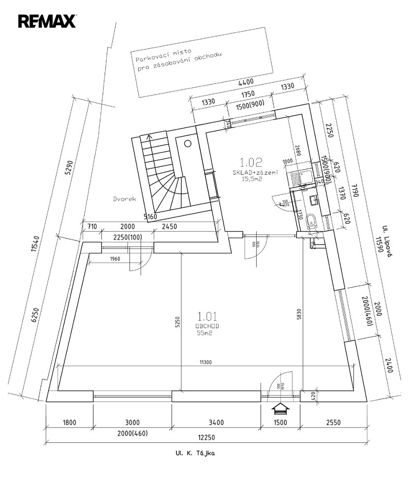 Pronájem komerčního objektu (jiného typu) 55 m² — photo 2