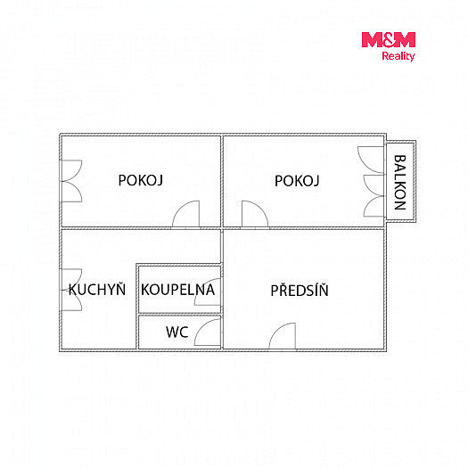 Prodej bytu 2+1 62 m² – fotografie 4