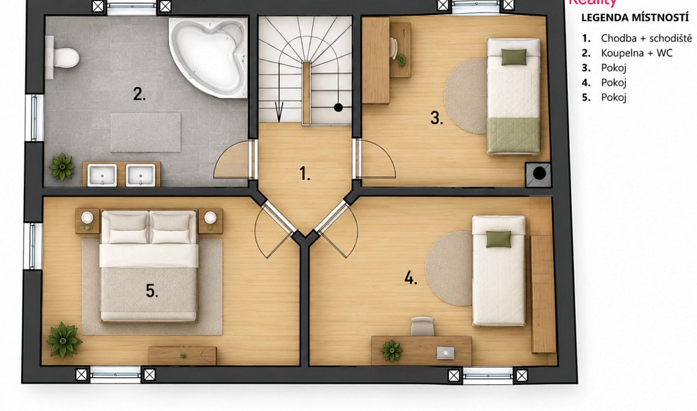 Prodej domu 125 m² s pozemkem 415 m², Hluboká nad Vltavou – náhled fotky 25