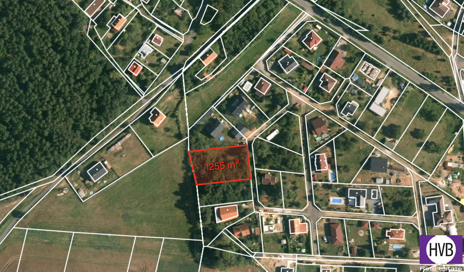 Prodej stavebního pozemku 1 255 m² — photo 2