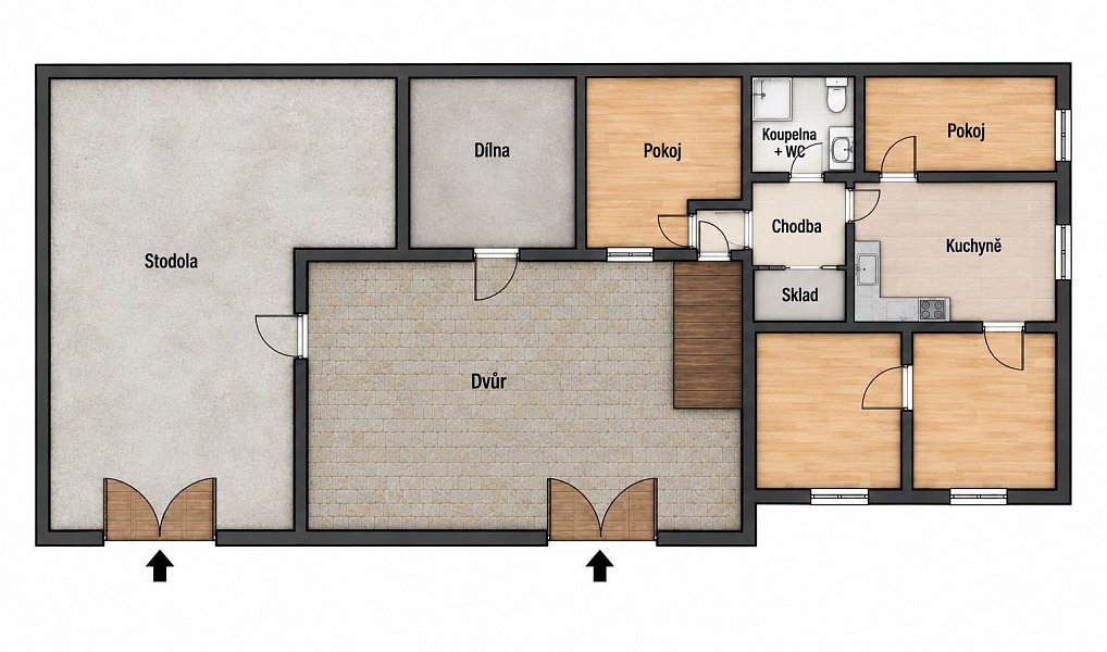 Prodej chaty/chalupy 104 m² s pozemkem 666 m², Volfířov – náhled fotky 5