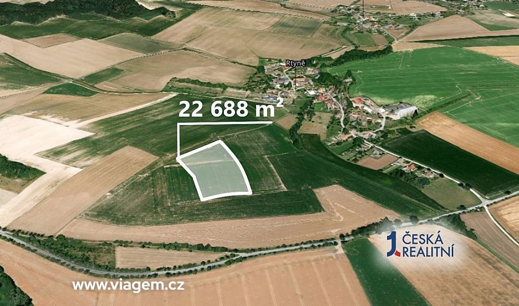 Prodej pole 945 m², Zaloňov – náhled fotky 2