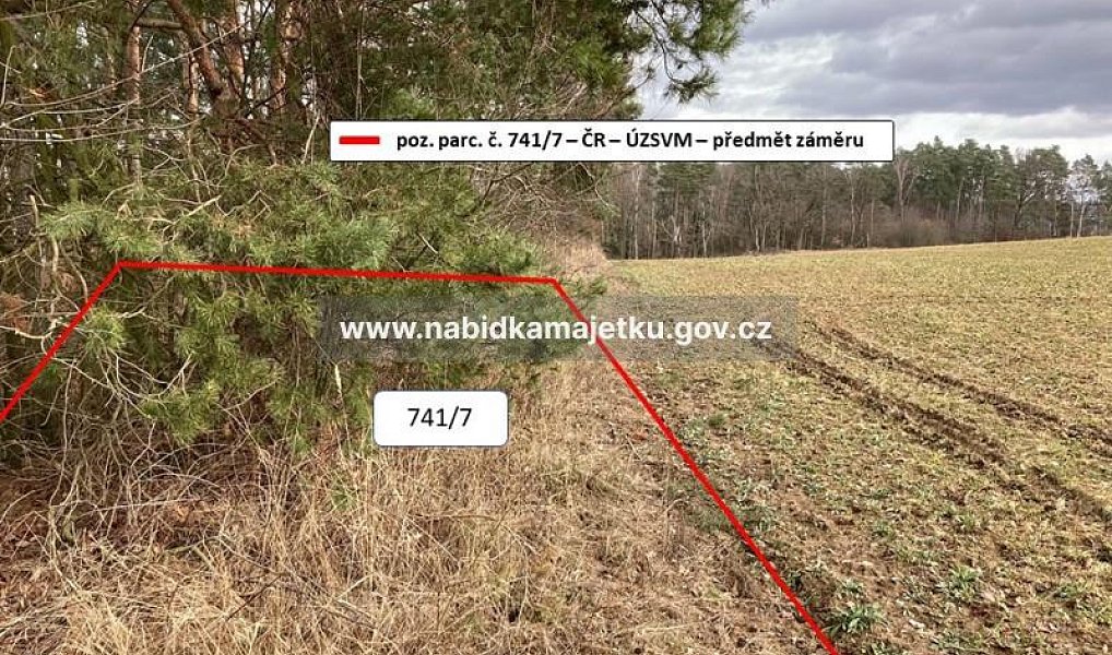Prodej pozemku 1 221 m², Obora – náhled fotky 6