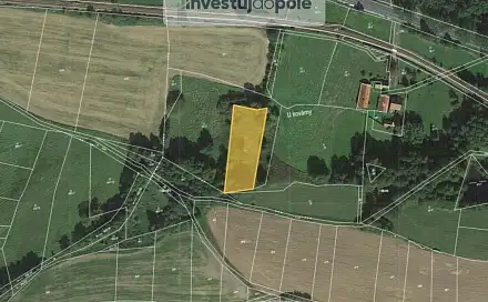 Prodej louky 1 043 m², Kasejovice, okres Plzeň-Jih