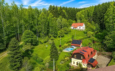 Prodej domu 137 m² s pozemkem 3 371 m², Údolí Kamenice, Tanvald, okres Jablonec nad Nisou
