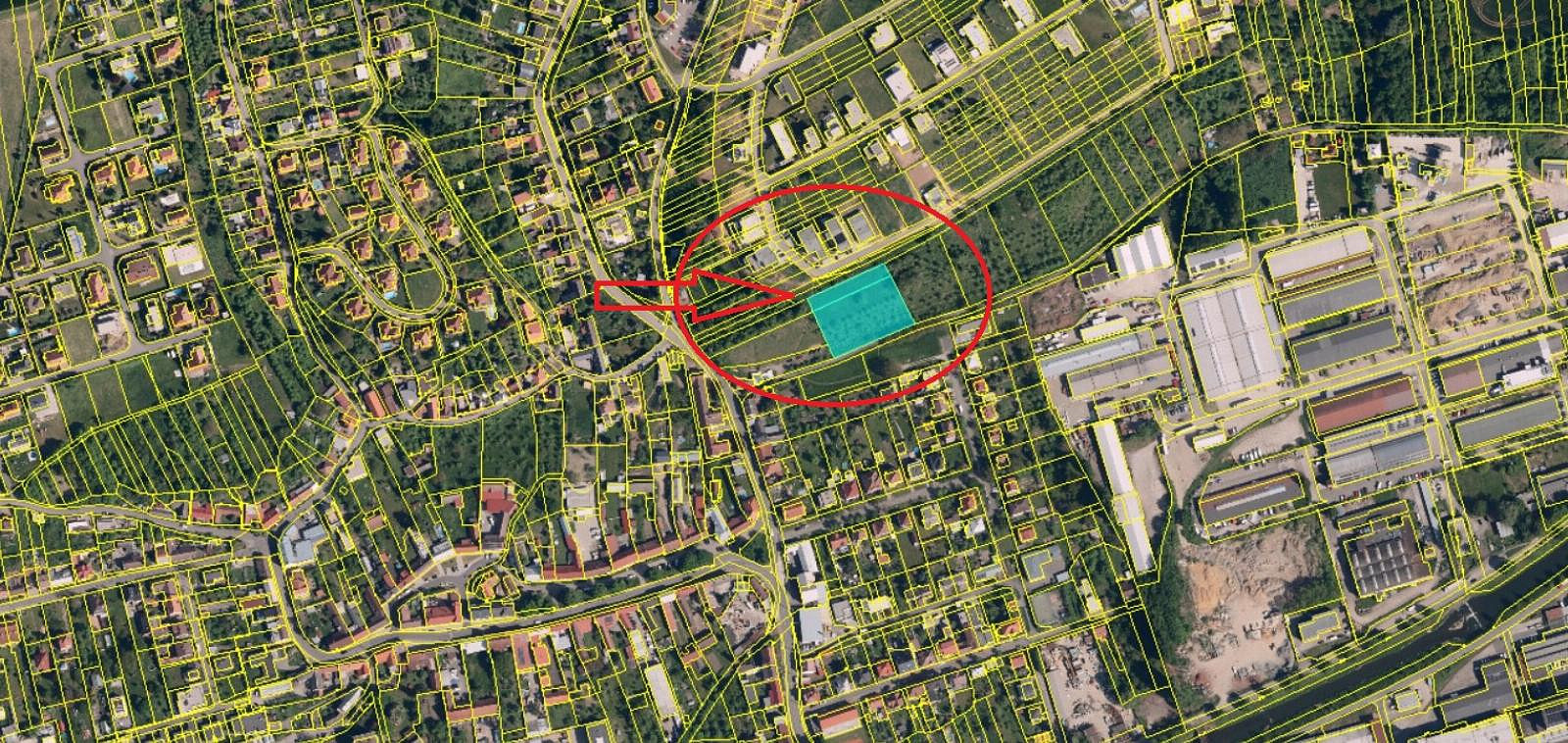 Prodej pozemku 3 479 m² – pohled 3