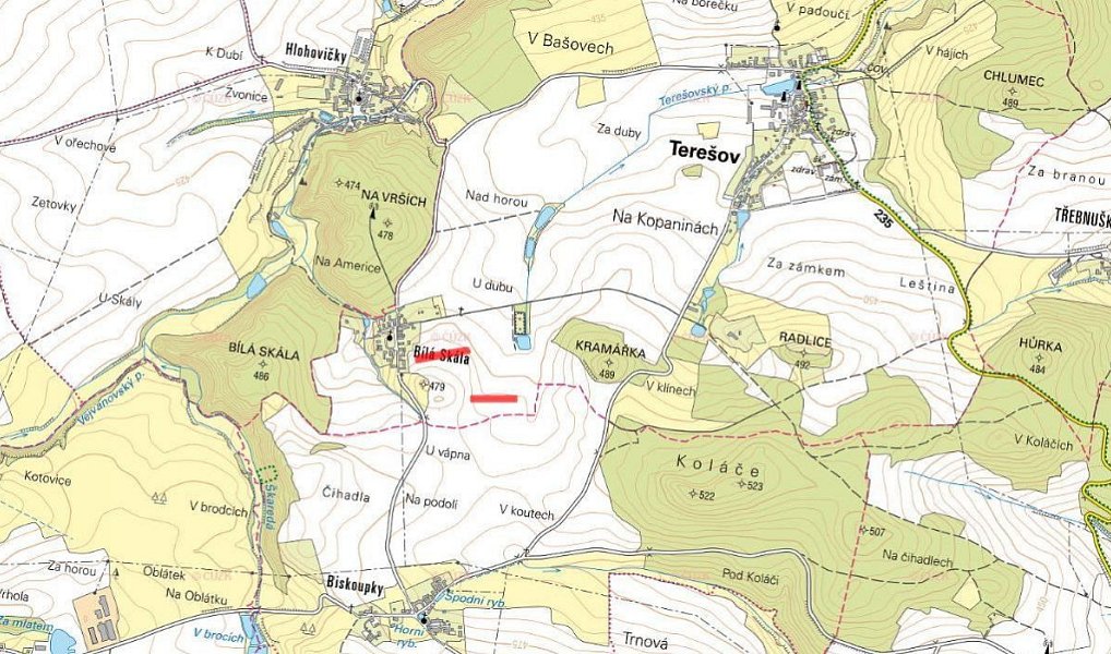 Prodej pole 2 790 m², Terešov – náhled fotky 2