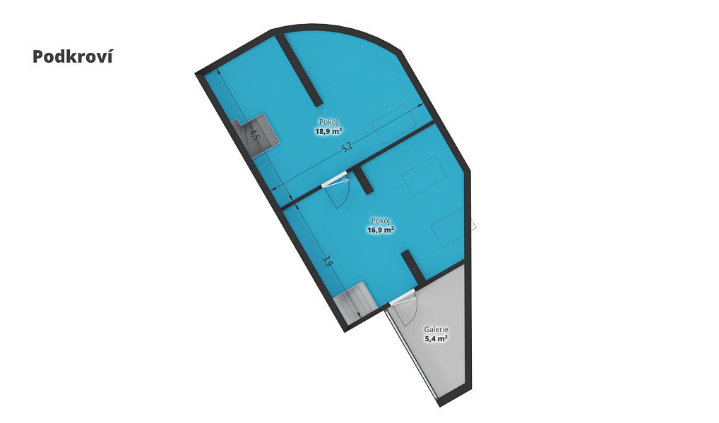 Prodej domu 560 m² s pozemkem 2 497 m², Černošice – náhled fotky 45
