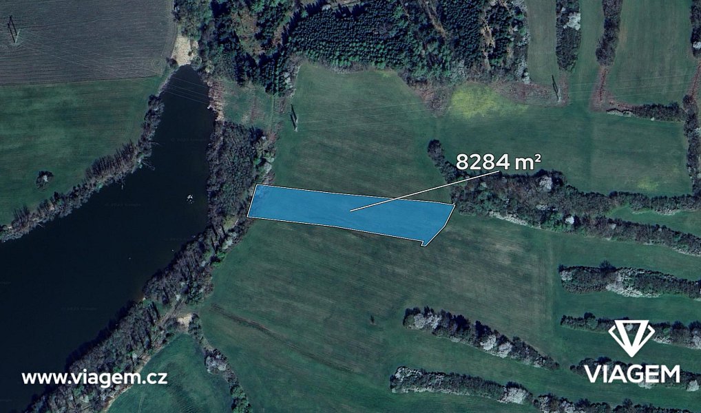 Prodej pole 1 380 m², Jistebnice – náhled fotky 2