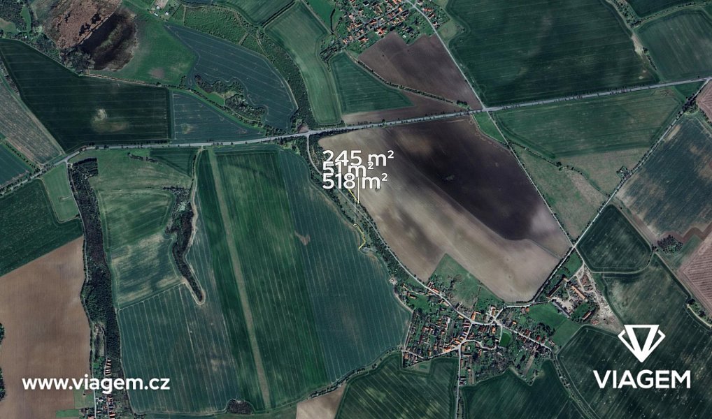 Prodej pole 296 m², Bílé Podolí – náhled fotky 3