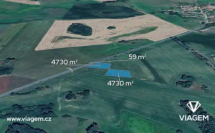 Prodej pole 3 352 m², Slatina, okres Klatovy