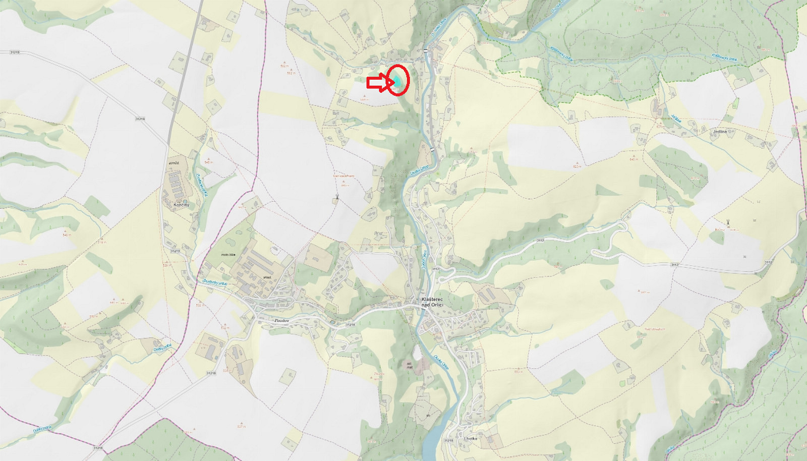 Prodej lesa 2 328 m²