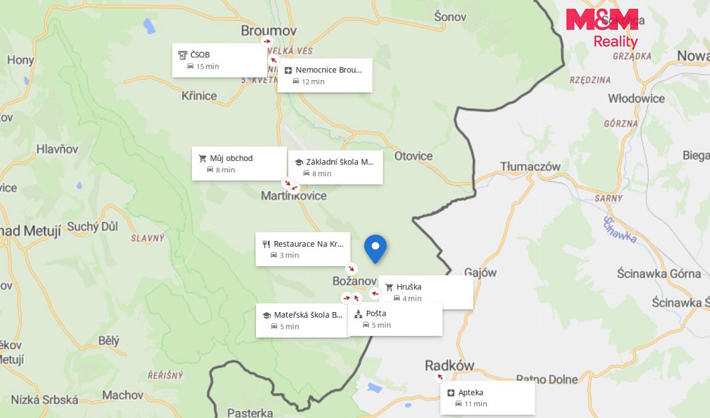Prodej stavebního pozemku 2 148 m², Božanov – náhled fotky 15