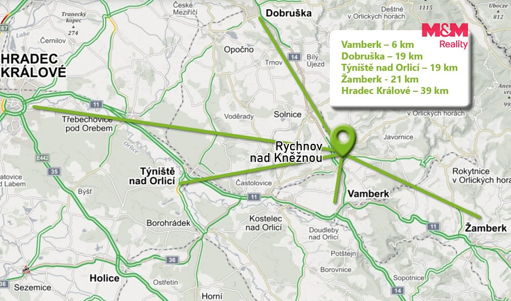 Prodej stavebního pozemku 3 787 m², Rychnov nad Kněžnou – náhled fotky 6