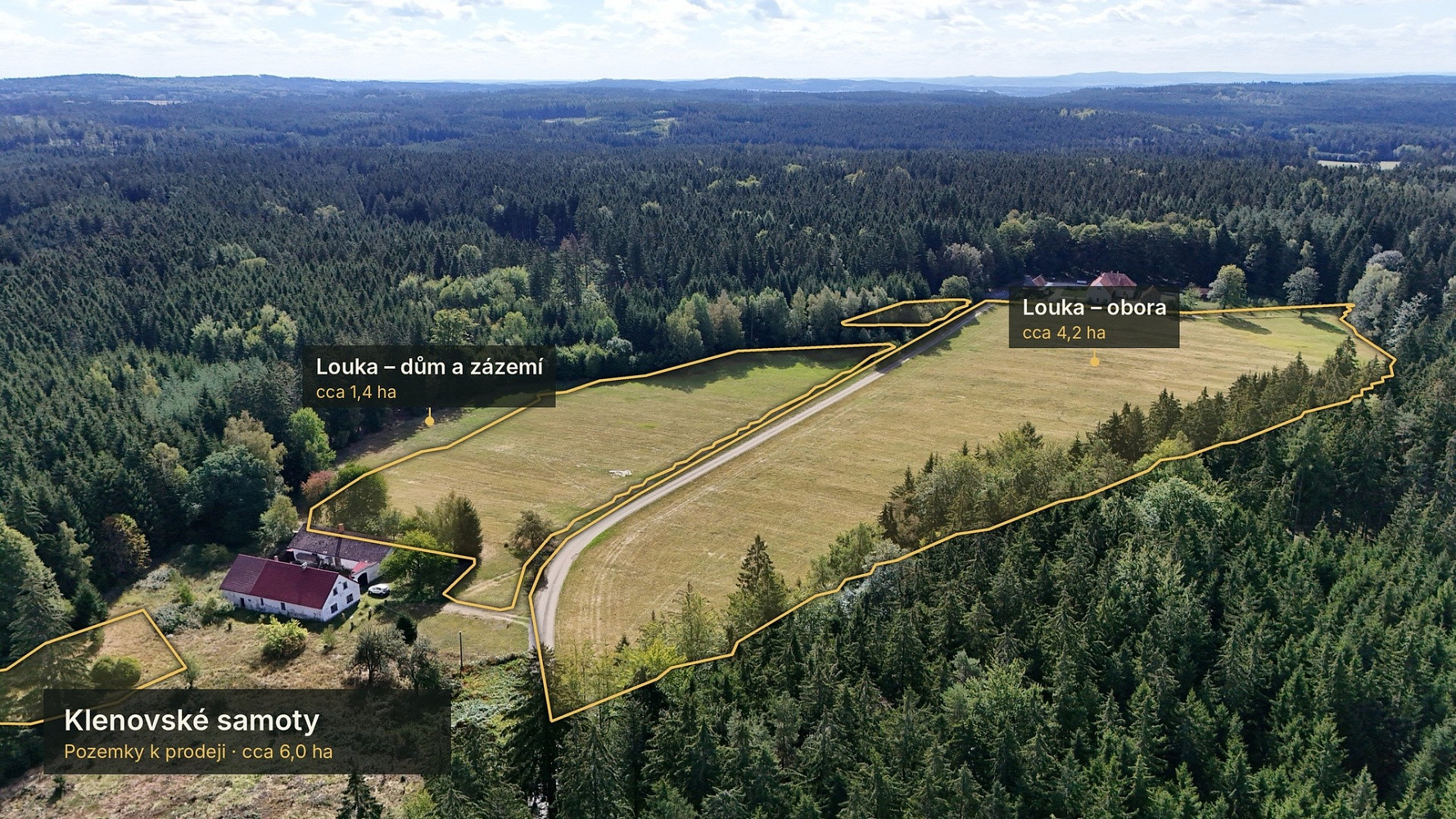 Prodej stavebního pozemku 59 247 m²
