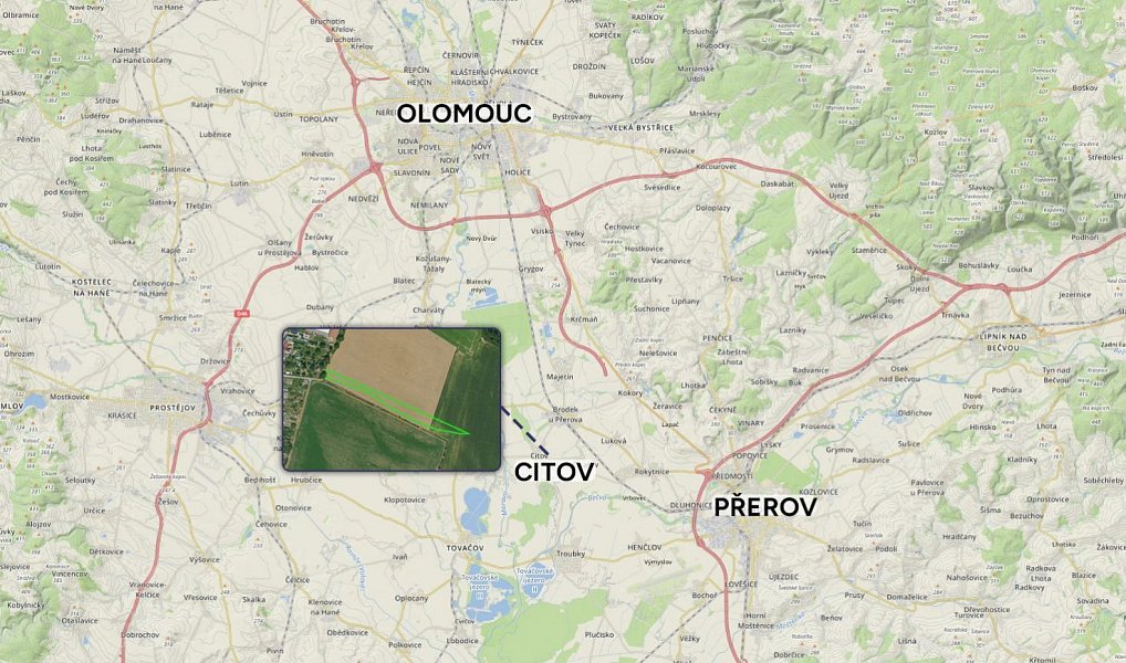 Prodej komerčního pozemku 1 127 m², Citov – náhled fotky 4