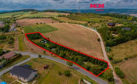 Prodej stavebního pozemku 4 059 m², Tmaň - Lounín, okres Beroun