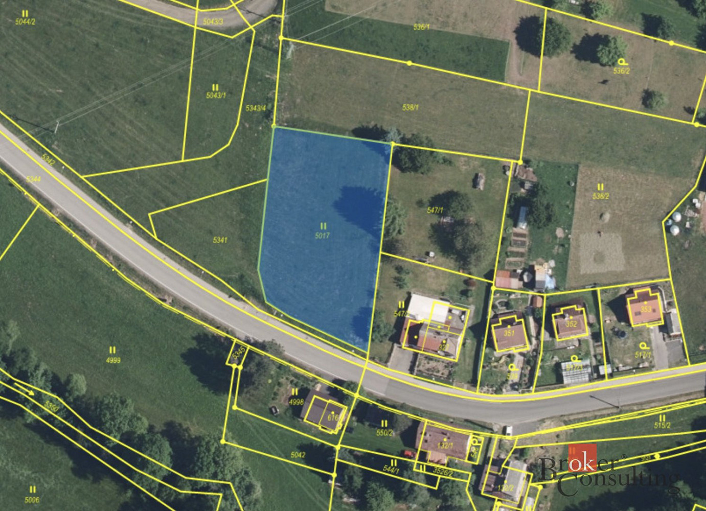 Prodej stavebního pozemku 1 856 m²