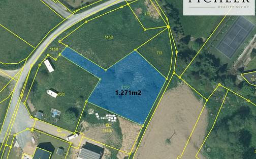 Prodej stavebního pozemku 1 271 m², Smědčice, okres Rokycany