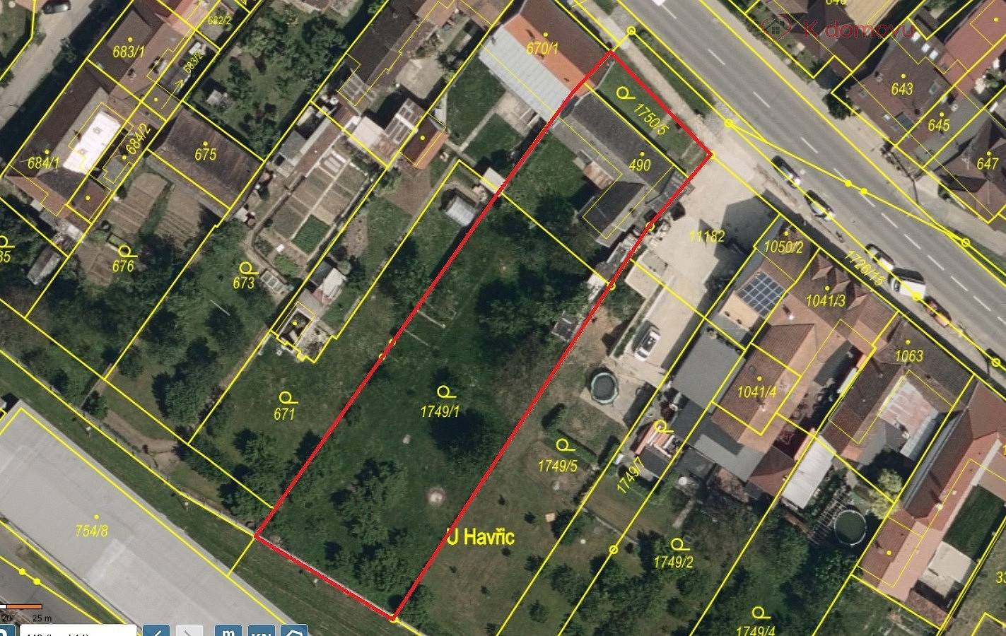 Prodej stavebního pozemku 1 755 m² – fotografie 3